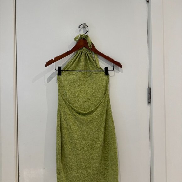 Green Halter Mini Dress – Size S - Picture 8 of 8